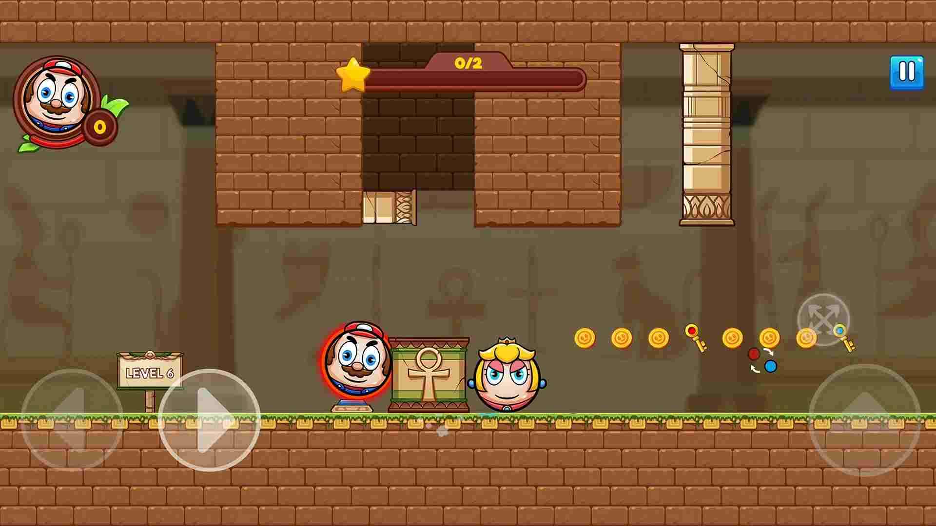 Red and Blue Ears- Twin Color Ball 